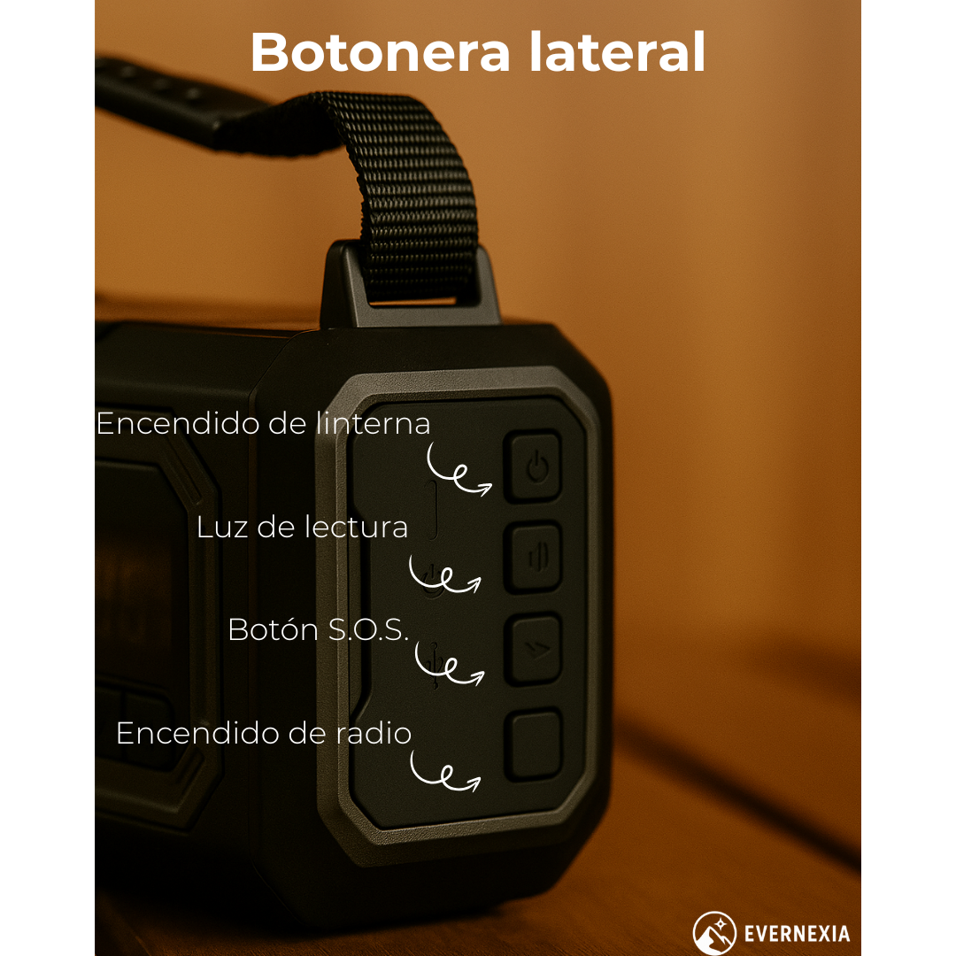 EverSafe™ Radio de Emergencias 7 en 1