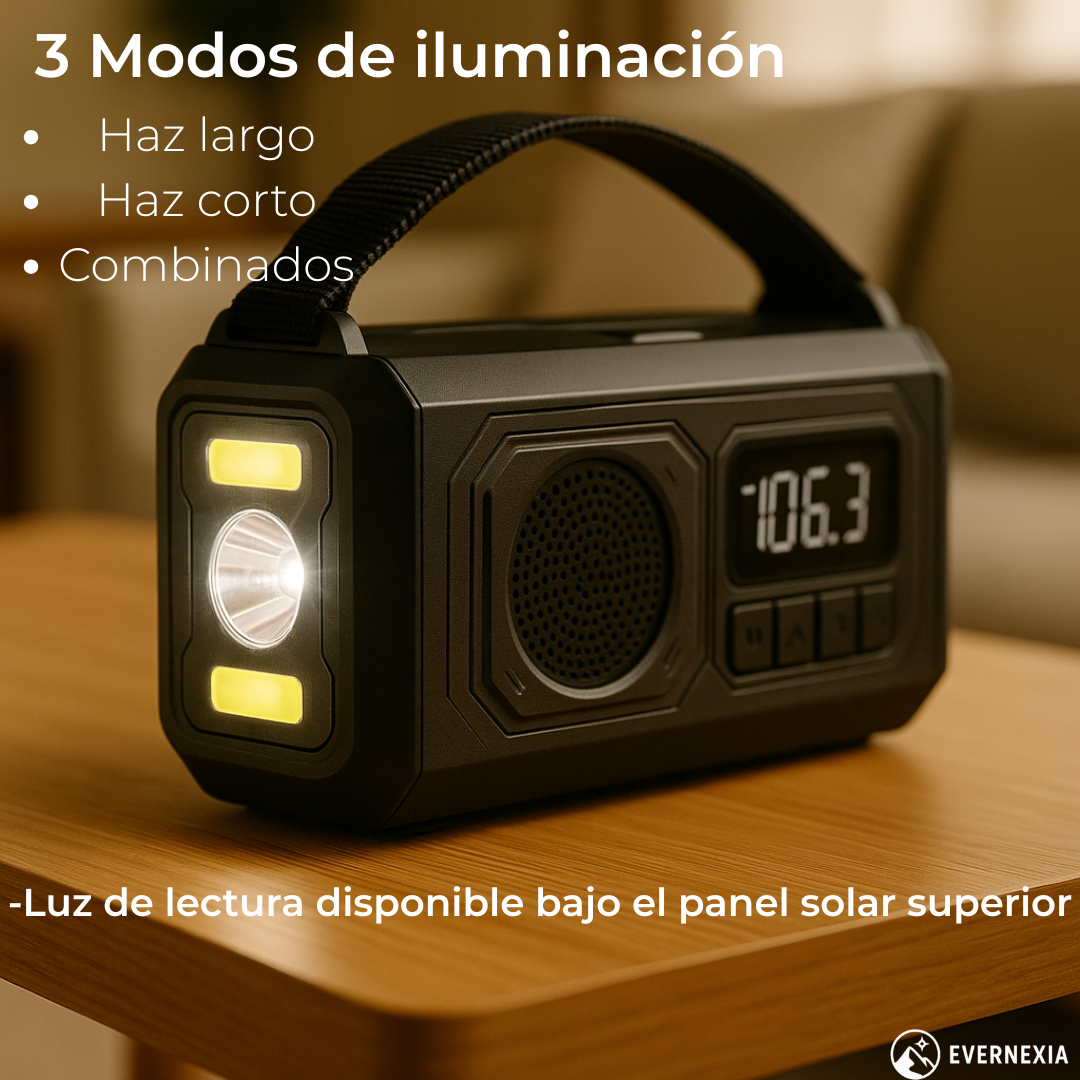 EverSafe™ Radio de Emergencias 7 en 1