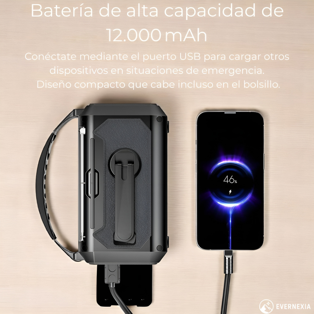 EverSafe™ Radio de Emergencias 7 en 1